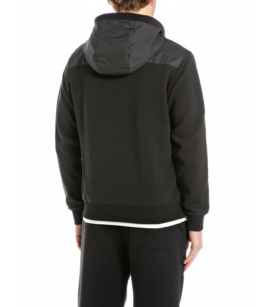 テクニカルファブリックハーフジップフーディー（セットアップ） 詳細画像 ブラック 2